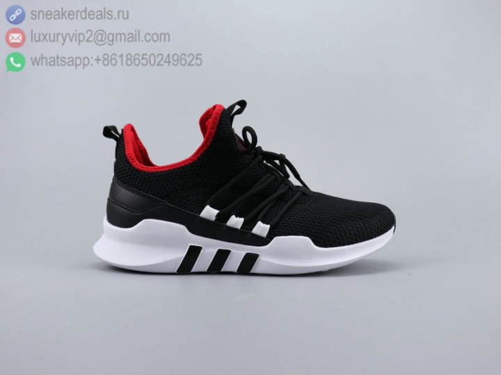 ADIDAS EQT SUPPORT ADV W BLACK WHITE RED FABRIC MEN RUNNING SHOES
